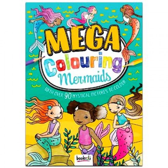 Mega Colouring Book Mermaids